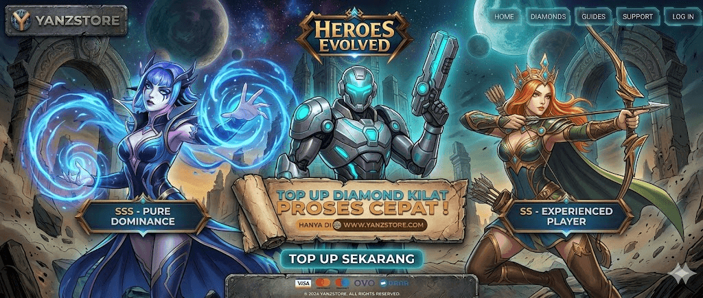 HEROES EVOLVED Banner